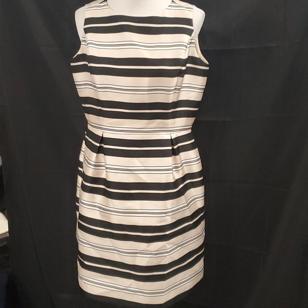 WHBM Stripe Midi Dress SZ 14